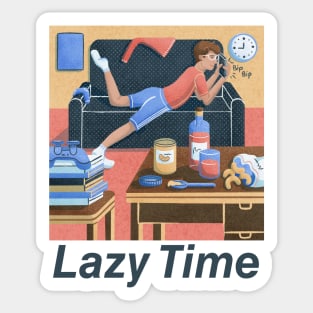 Lazy Time Sticker